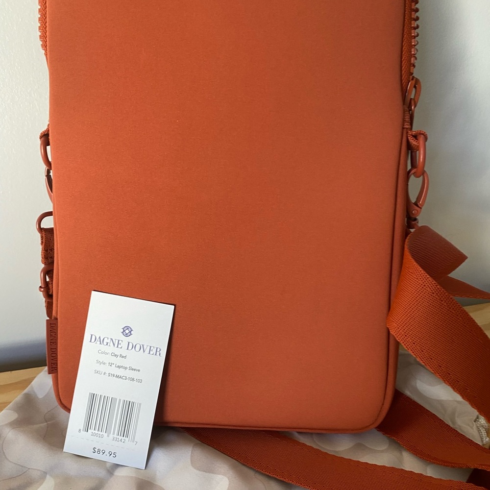 Dagne Dover clay colored 12” Laptop Sleeve